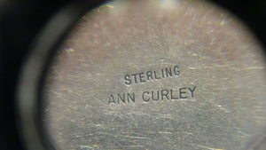 ANN CURLEY OPAL STERLING PENDANT OCTOBER BIRTHSTONE OPAL CABOCHON