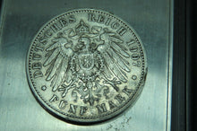 1907 G DEUTSCHES REICH FUNF MARK COIN FRIEDRICH GROSHERZOG VON BADEN G 5 MARKS